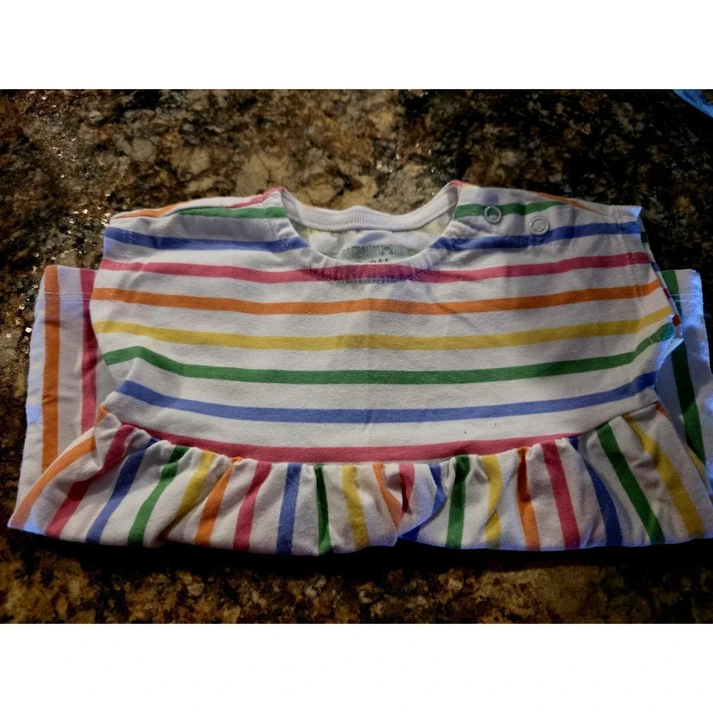 Lot of 11! Baby girl tanks. Shirt. Shorts shirt. Size 6-9 Months